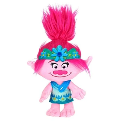 Image of Posh Paws 37399 Trolls World Tour Poppy Soft Toy 25cm (10 inches), Multi