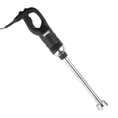 Image of Buffalo Electric 500 W Stick Blender mm Shaft, Black, Variable Speed 8000 18000 rpm, Commercial Hand Blender, Capacity: 120 Litre Includes Blade, Emulsifying Blade &amp; Quick Removal Kit, FS442