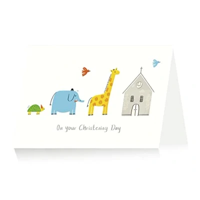 Image of ArtPress Studio Christening Procession, Greeting Card (17 x 12cm), Multi