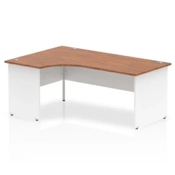 Image of Impulse Panel End 1800 Left Hand Crescent Desk Walnut Top TT000031