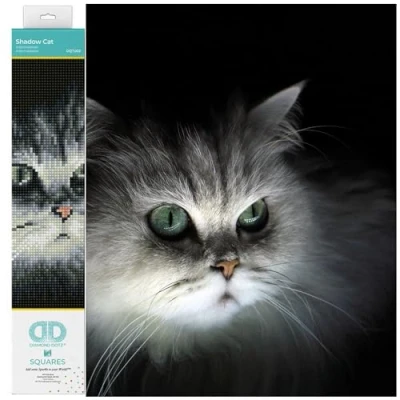 Image of DIAMOND DOTZ Squares DQ7 Intermediate Kit, Colourful, 12.5&quot; x 9.8&quot;