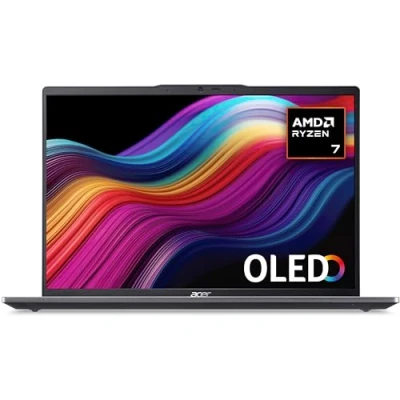 Image of Acer Swift Go 14 SFG14 63 Laptop AMD Ryzen 7 8845HS, 16GB, 1TB SSD, Integrated Graphics, 14&quot; 2.8K OLED, Windows 11, Iron
