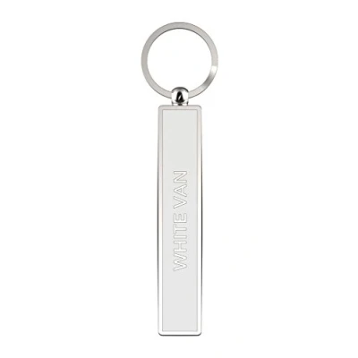 Image of IF Show Offs Keys, Novelty Metal Keyrings with Enamel Infill White Van
