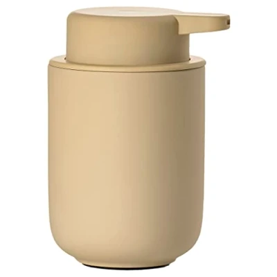 Image of Zone Denmark Soap dispenser, Stoneware, beige, 12,8cm