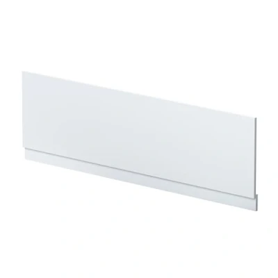 Image of 1800mm Straight Reversible Bath Front Panel &amp; Plinth Satin White
