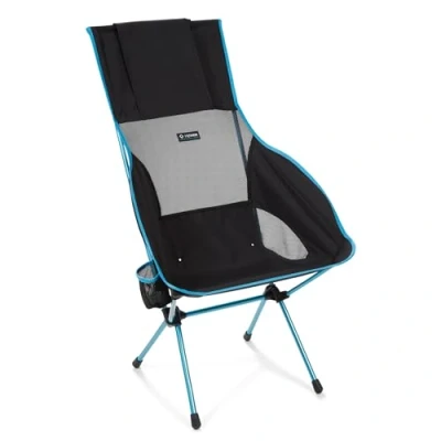 Image of Helinox Savanna Chair Ergonomic design and refined style delivering superior comfort support (Black)