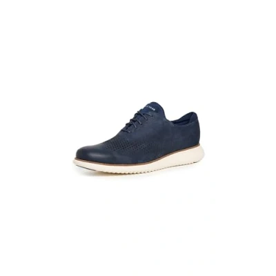 Image of Cole Haan Men&#039;s 2.Zerogrand LSR Wing Oxford, Navy Blazer Ivory, 12 Wide