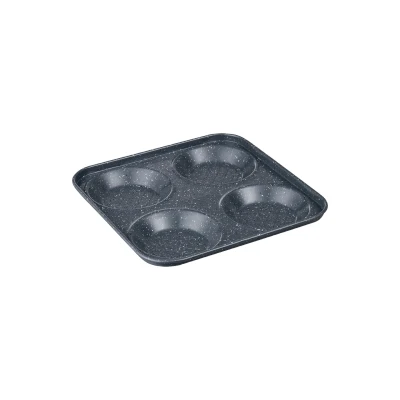 Image of Denby Quantanium Finish 4 Cup Yorkshire Pudding Tin