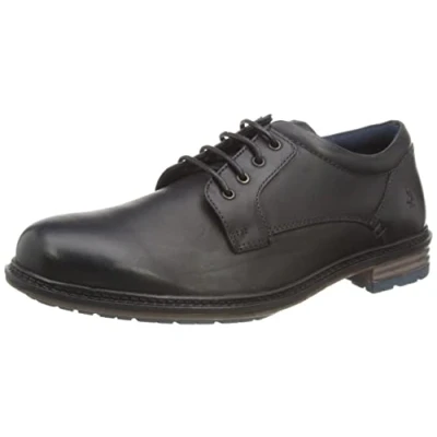 Image of Hush Puppies Men&#039;s Julian Lace Up Oxford, Black, 10 UK