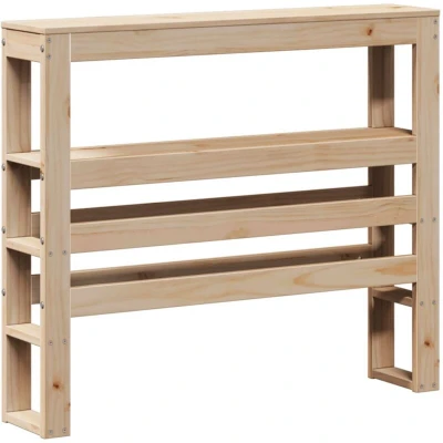Image of vidaXL Headboard with Shelves 75 cm Solid Wood Pine