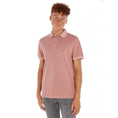 Image of Tommy Hilfiger Garment DYE REG Polo shirt, Men&#039;s, Size: Medium, Teaberry blossom