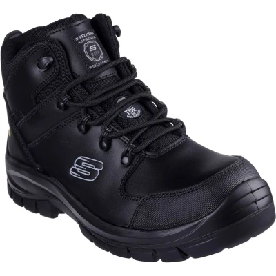 Image of Skechers Men&#039;s Trophus Kilram Construction Boot, Black, 8 UK