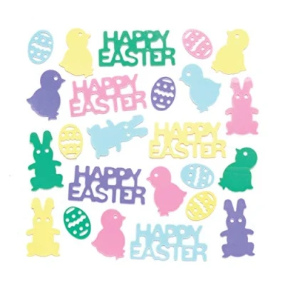 Image of Baker Ross AW230 Easter Sequins (Per pack) Embellishments For Kids Arts and Crafts