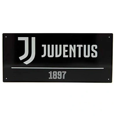Image of Juventus FC Street Sign (One Size) (Black)