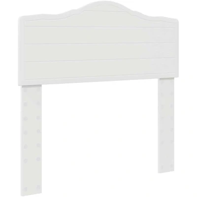 Image of vidaXL Headboard with White 75 cm Engineered wood