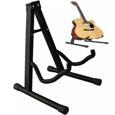 Image of V VAPE Guitar Stand A Frame Foldable Universal Fits All Guitars Acoustic Electric Bass