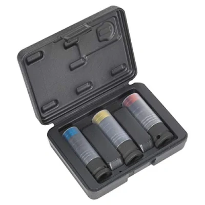 Image of Sealey Sx039 Alloy Wheel Ultra Power Impact Socket Set 3Pc 1/2Sq Drive