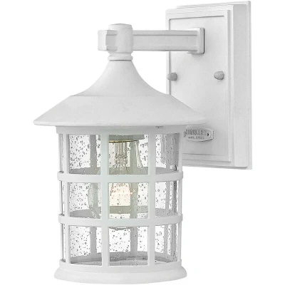 Image of Hinkley Freeport Outdoor Wall Lantern Textured White, IP44