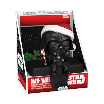 Image of Funko Edge Sitter: Star Wars Darth Vader Collectable Vinyl Figure Gift Idea Official Merchandise Toys for Kids &amp; Adults Movies Fans Model Collectors and Display