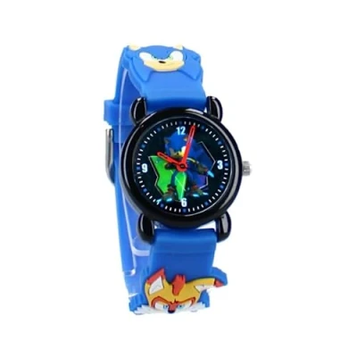 Image of My sweety pop Analogue Watch Sonic Blue for Children School Kindergarten Daycare Holidays Boy Gift Idea, Pink, Strap