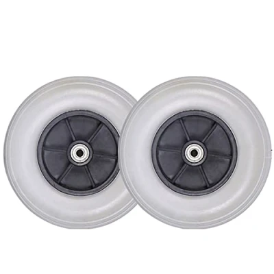 Image of XIAOYUE Front Wheelchair Wheel, 6inch/7inch/8inch Electric Drive Castor Wheel Chair Tyre, for Many Standard Wheelchairs, 1 Pair