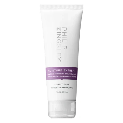 Image of Philip Kingsley Moisture Extreme Enriching Conditioner For Curly, Dry, Damaged Hair Moisturises, Hydrates, and Adds Shine Detangles Controls Frizz 75ml