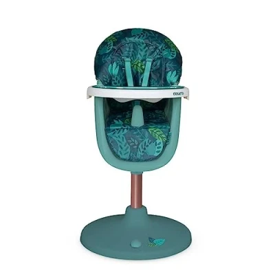 Image of Cosatto 3 Sixti Highchair 6 Months 15kg (Approx. Years) Height Adjustable, Swivel, Removable Tray, Perfect for Weaning&amp; Feeding (Midnight Jungle)
