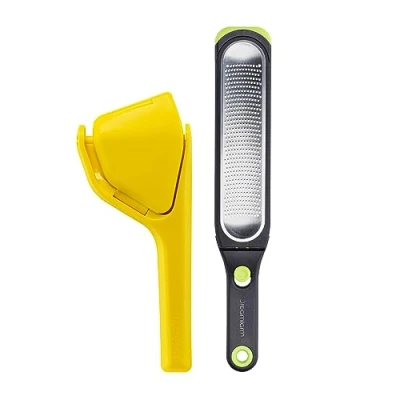 Image of Dreamfarm Set of Citrus Tools All In 1 Cooking Utensils with Fluicer Juicer &amp; Ozest Speed Zester, Nut, Cheese, Fruit Juice Zest Assorted