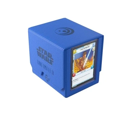 Image of Gamegenic Star Wars Unlimited Deck Pod Blue Trading Card Accessory