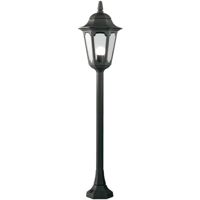 Image of Parish 1 Light Outdoor Bollard Lantern Black IP44, E27