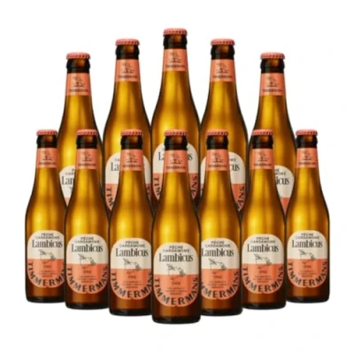 Image of Timmermans Lambicus Pêche Cardamome Belgian Fruit Beer 330ml Bottles 4.0% ABV (12 Pack)