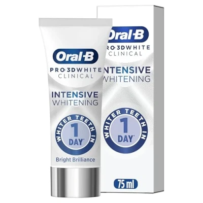 Image of Oral B 3D White Clinical Intensive Whitening Bright Brilliance 75ml