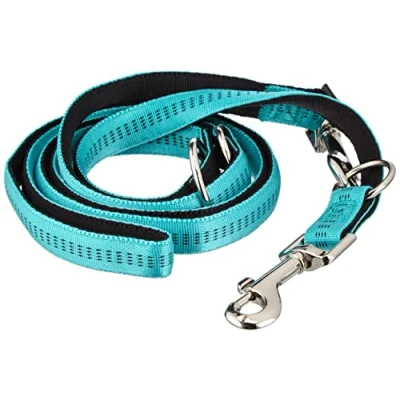 Image of Nobby Soft Grip Dogs Training Leash, 200 cm Length x 20 mm Width, Turquoise