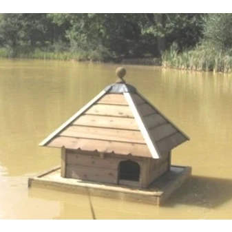Image of Medium Floating Duck house, nesting box for pond from Buttercup Farm