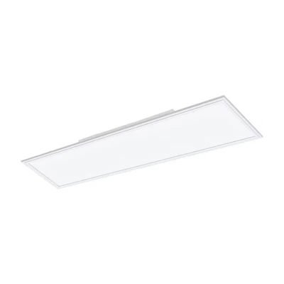 Image of EGLO Access Salobrena A LED Ceiling Light, 1 Bulb Wall Light Made of Aluminium and Plastic in White, with Remote Control, L 120 cm