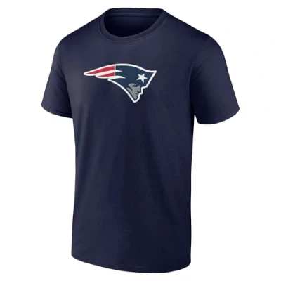 Image of NFL New England Patriots Value Primary Grapic Logo T Shirt navy blue, L