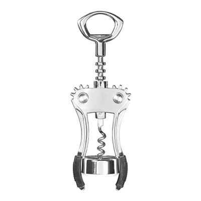 Image of Chef Aid Corkscrew, Soft Touch Levers, Ergonimic Design, Built in Bottle Opener, Metalalic