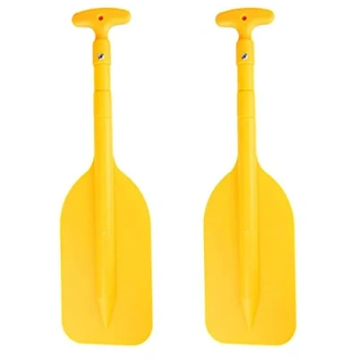 Image of Kayak Paddle, Telescopic Collapsible Oar, Retractable Portable Rafting Boat Telescoping Plastic Floating Outdoor Water Sport, Small Safety Accessories