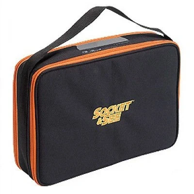 Image of Socket &amp; See TECC10 2 Compartment, Deluxe, Soft, Durable Carry Case With 1 Hand Strap