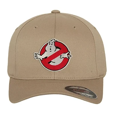 Image of Ghostbusters Officially Licensed Flexfit Cap (Khaki), Small/Medium