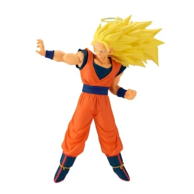 Image of Banpresto Goku Super Saiyan 3 (Vs Majin Buu) Dragon Ball Z Match Makers, 17 cm, Multicoloured, BP29078P, Ideal for Anime Fans