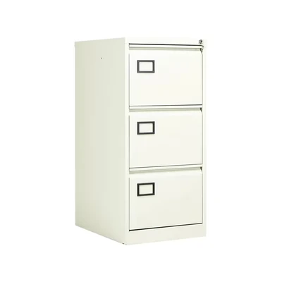 Image of Jemini 3 Drawer Filing Cabinet White KF78707