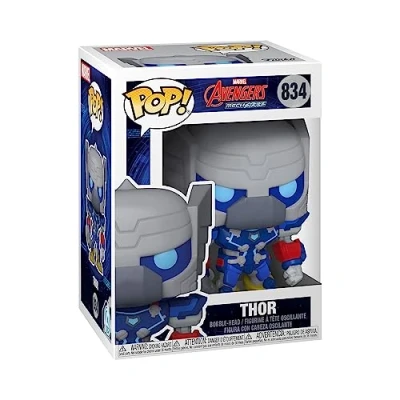 Image of Funko POP! Marvel Mech Thor Comics Vinyl Collectable Figure Gift Idea Official Merchandise Toys for Kids &amp; Adults Comic Books Fans Model Collectors
