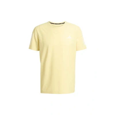 Image of adidas Men&#039;s Own The Run Tee, Powder Yellow, XL