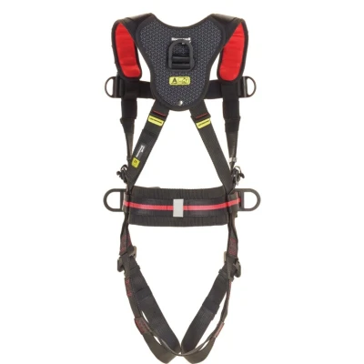 Image of Honeywell Miller H500 FPXARCM HMEU Arc Flash Safety Harness, Size 2, Suitable for Construction, Rail &amp; Utilities, Lightweight, Thick Waist Belt, Dielectric Back Side D Rings, Protected Label Pouch