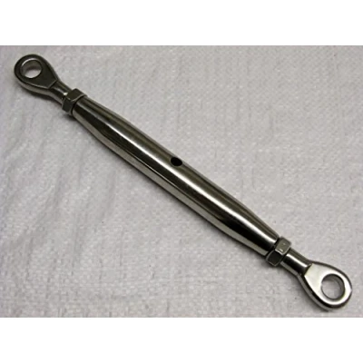 Image of Closed Body Turnbuckle Eye and M6 Stainless Steel (6MM Threaded Marine Strainer)