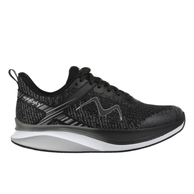 Image of MBT HURACAN 3 LACE UP Men&#039;s running shoes color:BLACK size:40.5
