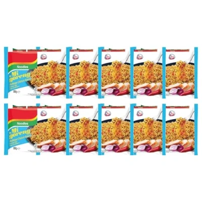 Image of Indomie Mi Goreng BBQ Chicken Instant Noodles 80g (Pack of 10) Flavorful &amp; Quick Meal Solution Ready in Minutes Versatile Use Authentic Taste Convenient