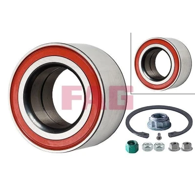 Image of 1H0498625, 357407625, 357407625WB, 357498625A Wheel bearing kit FAG 713 6100 40 Photo corresponds to scope of supply 72,1mm VOLKSWAGEN: GOLF 3
