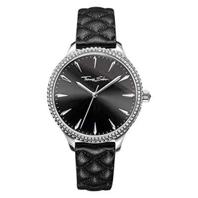 Image of Thomas Sabo Womens Analogue Quartz Watch with Leather Strap Wa0322 221 203 38 Mm